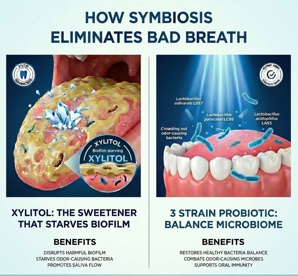 Symbosis Formula - Remove Biofilm Coating & Restore Fresh Breath