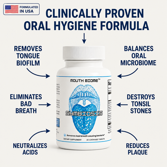 Symbosis - Remove Biofilm & Tonsil Stones To Restore Fresh Breath